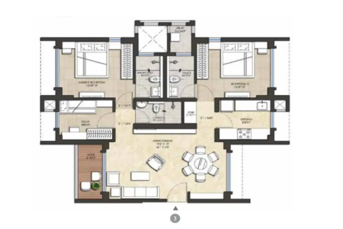 Lodha Amara In Thane West Buy 1, BHK, BHK WITH DECK